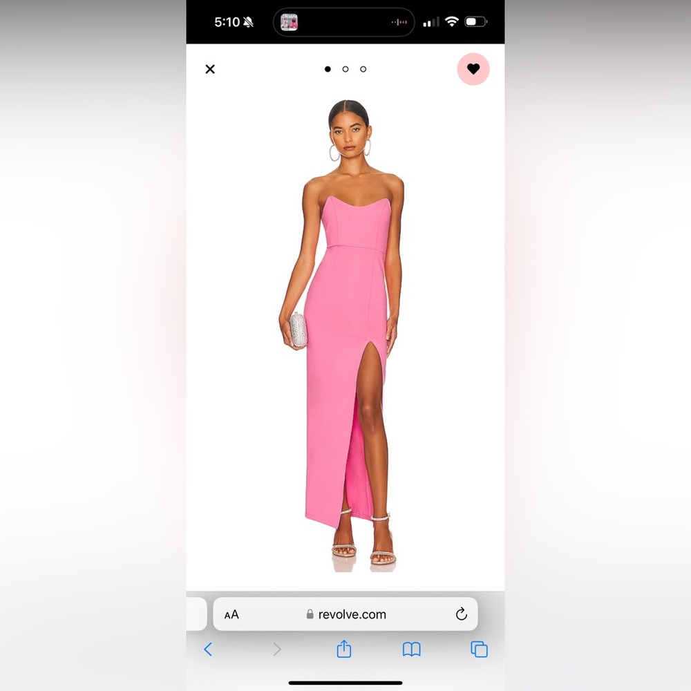Ryleigh Strapless Maxi Dress in Pink
superdown